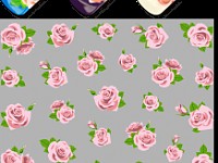 Milv слайдер-дизайн - Цветы S54 розовый