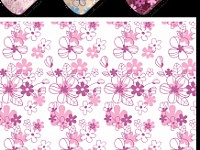Milv слайдер-дизайн - Цветы S166 розовый